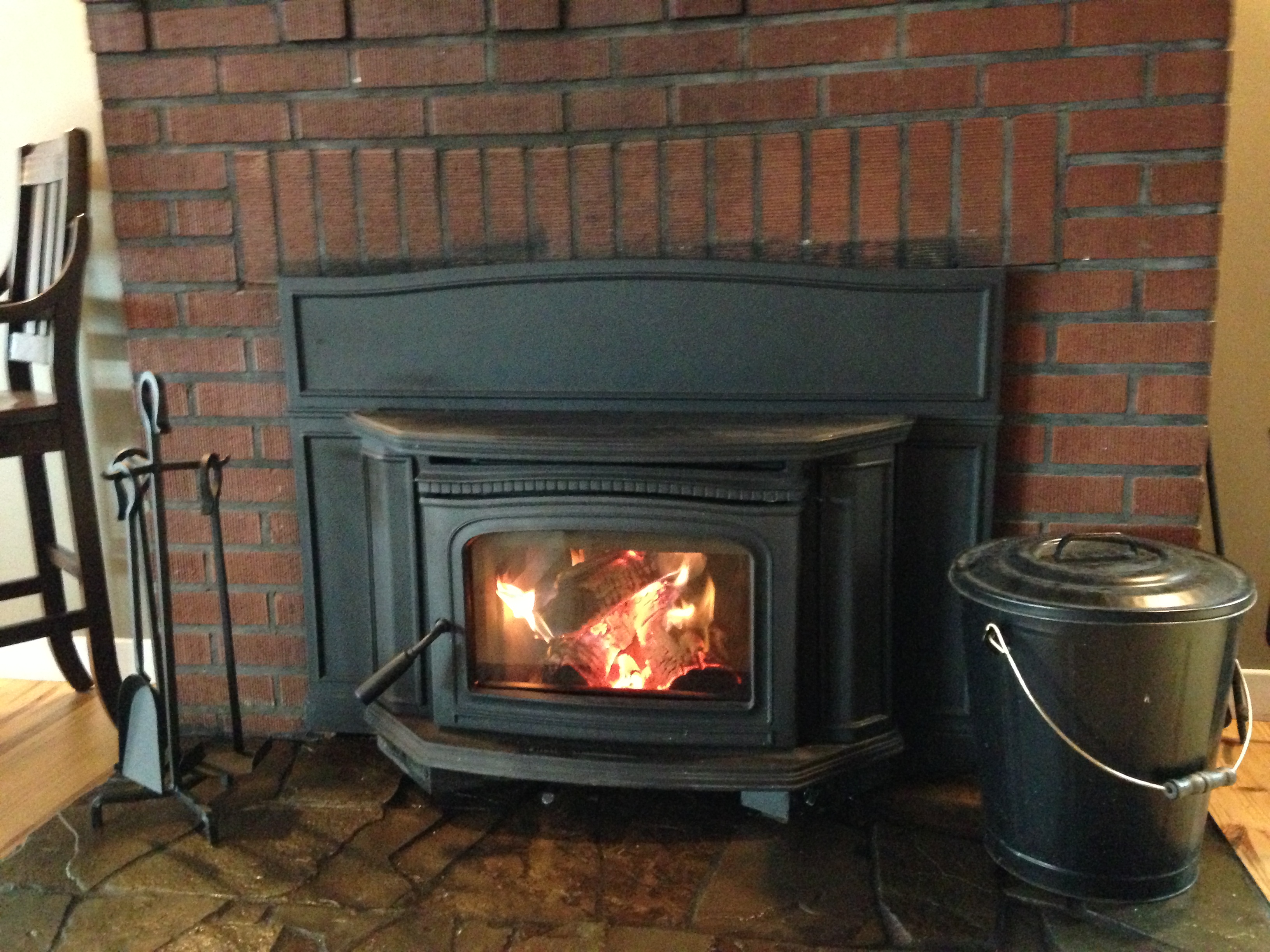 Fireplace installation